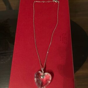 Elegant Silver Heart Pendant Necklace